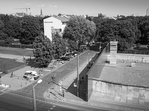 Berlin Wall reminders at Ackerstraße